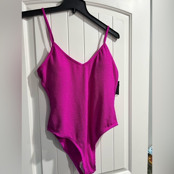 No Boundaries Other - New NWT women’s pink one piece swim suit bathing suit XL NOBO 15-17